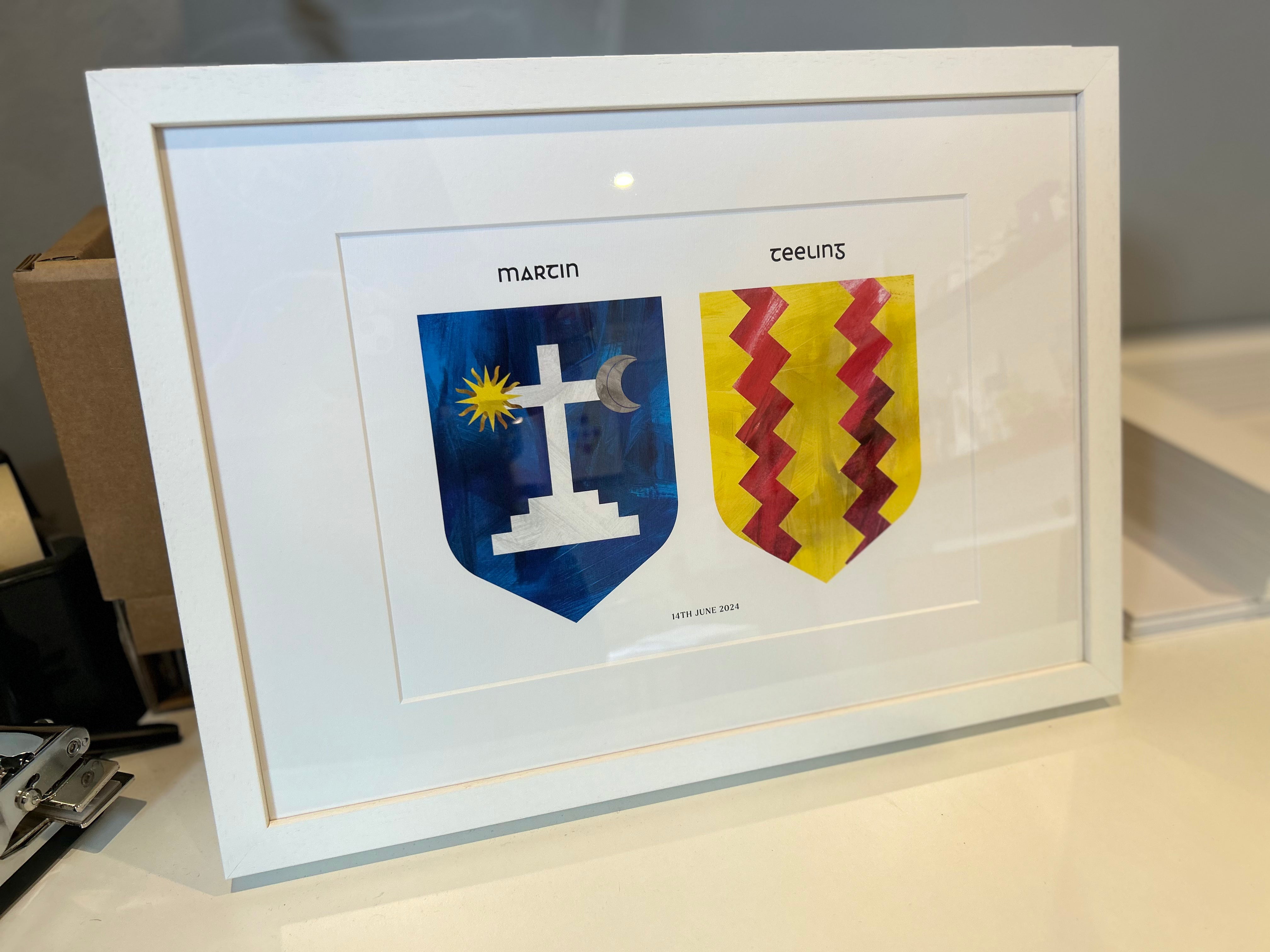 Unique Wedding Gift Ideas: Personalised Irish Family Crests for Couples