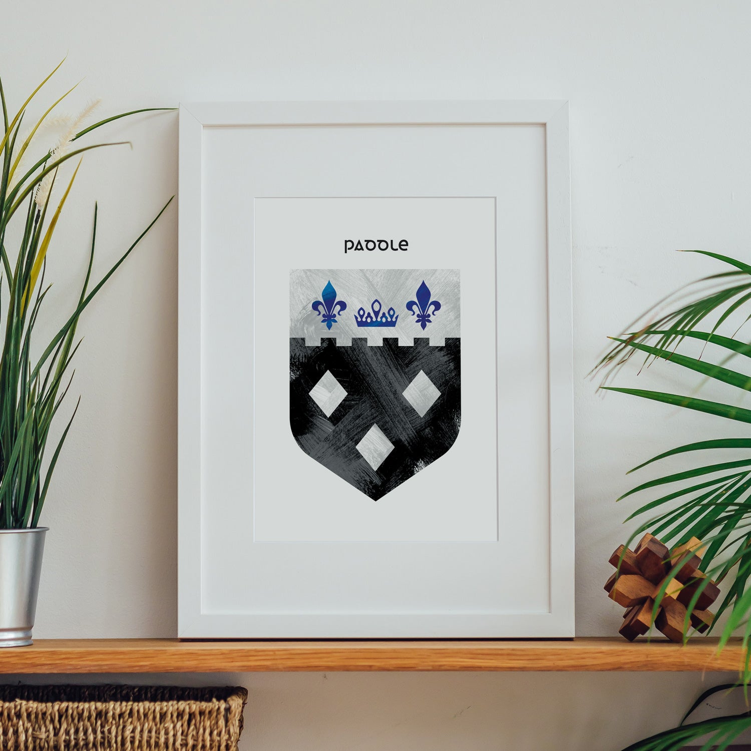 Irish Family Crests Paddle Coat of Arms